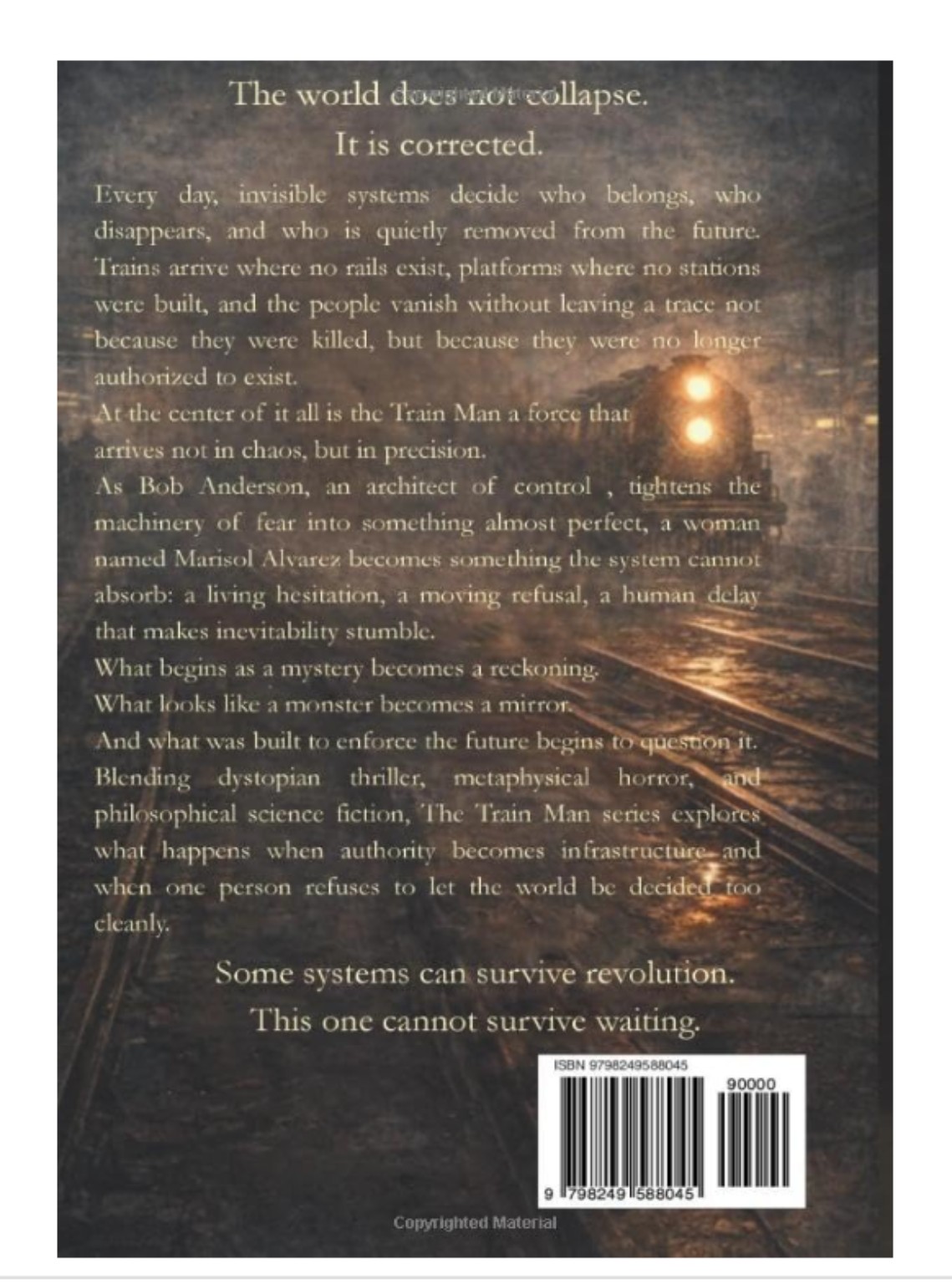 The Train Man: Rules of Passage — back cover